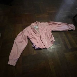 Wilson’s Suede & Leather . Color Baby pink size small